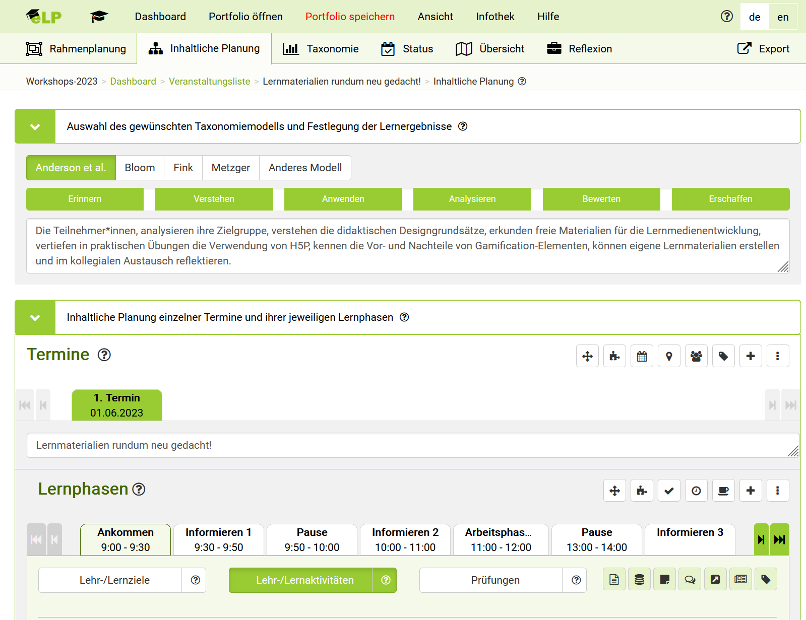Desktop-App: E-Lehrveranstaltungsplaners